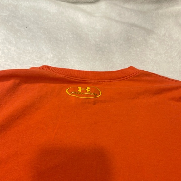 Under Armour Orange Short Sleeve Tee - Picture 4 of 4